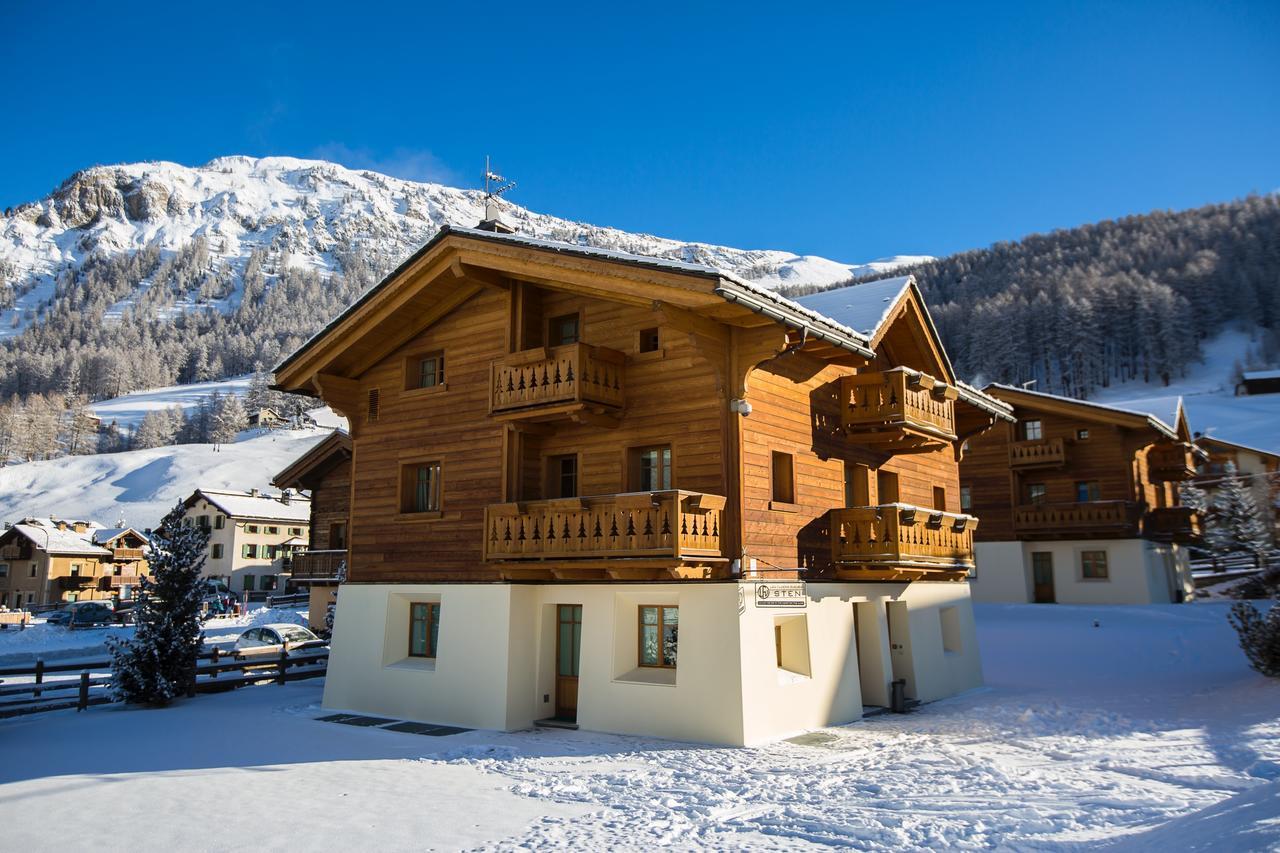 Les Fleurs Bleues Apart otel Livigno Dış mekan fotoğraf